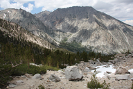Onion Valley, along trail from campground to Robinson Lake, Inyo National Forest, California
