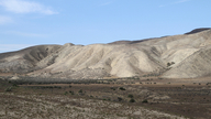 Base of Temblor Range near mouth of Sandiego Creek. Taken from Hwy 58., California