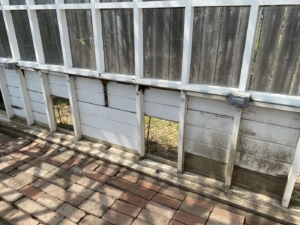 greenhouse wall repair