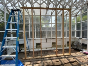 greenhouse wall repair