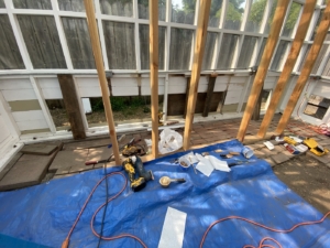 greenhouse wall repair