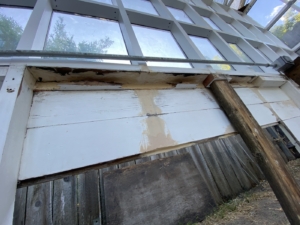 greenhouse wall repair