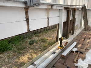 greenhouse wall repair