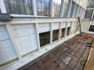 greenhouse wall repair