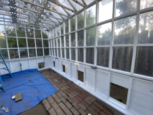 greenhouse wall repair