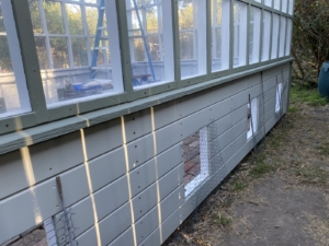 greenhouse wall repair