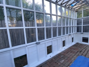 greenhouse wall repair
