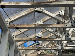 greenhouse wall repair