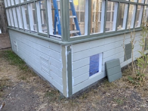 greenhouse wall repair
